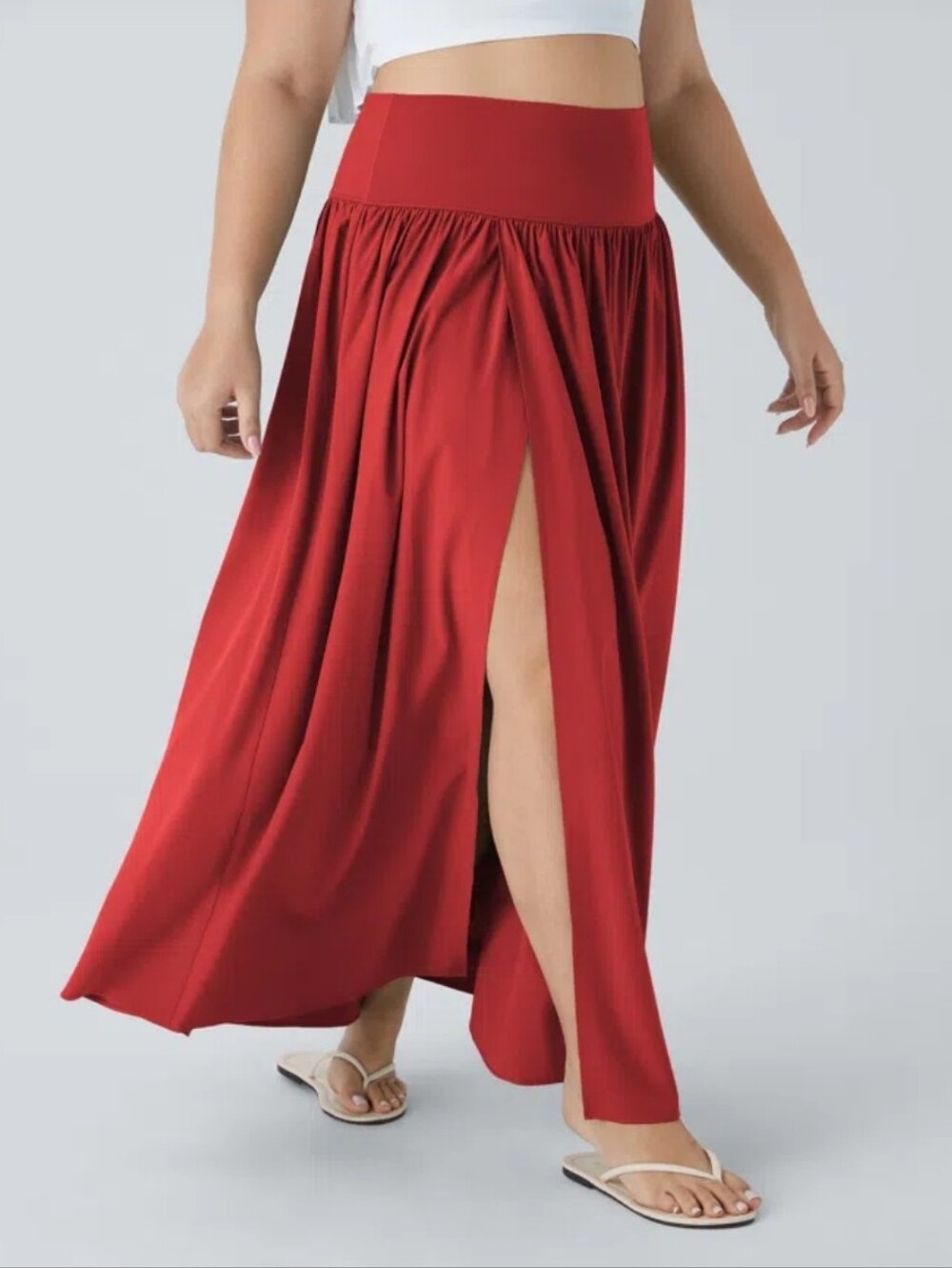 HALARA Breezeful™ High Waisted 2-in-1 Flowy Quick Dry Maxi Casua. Size XLl - Picture 10 of 13